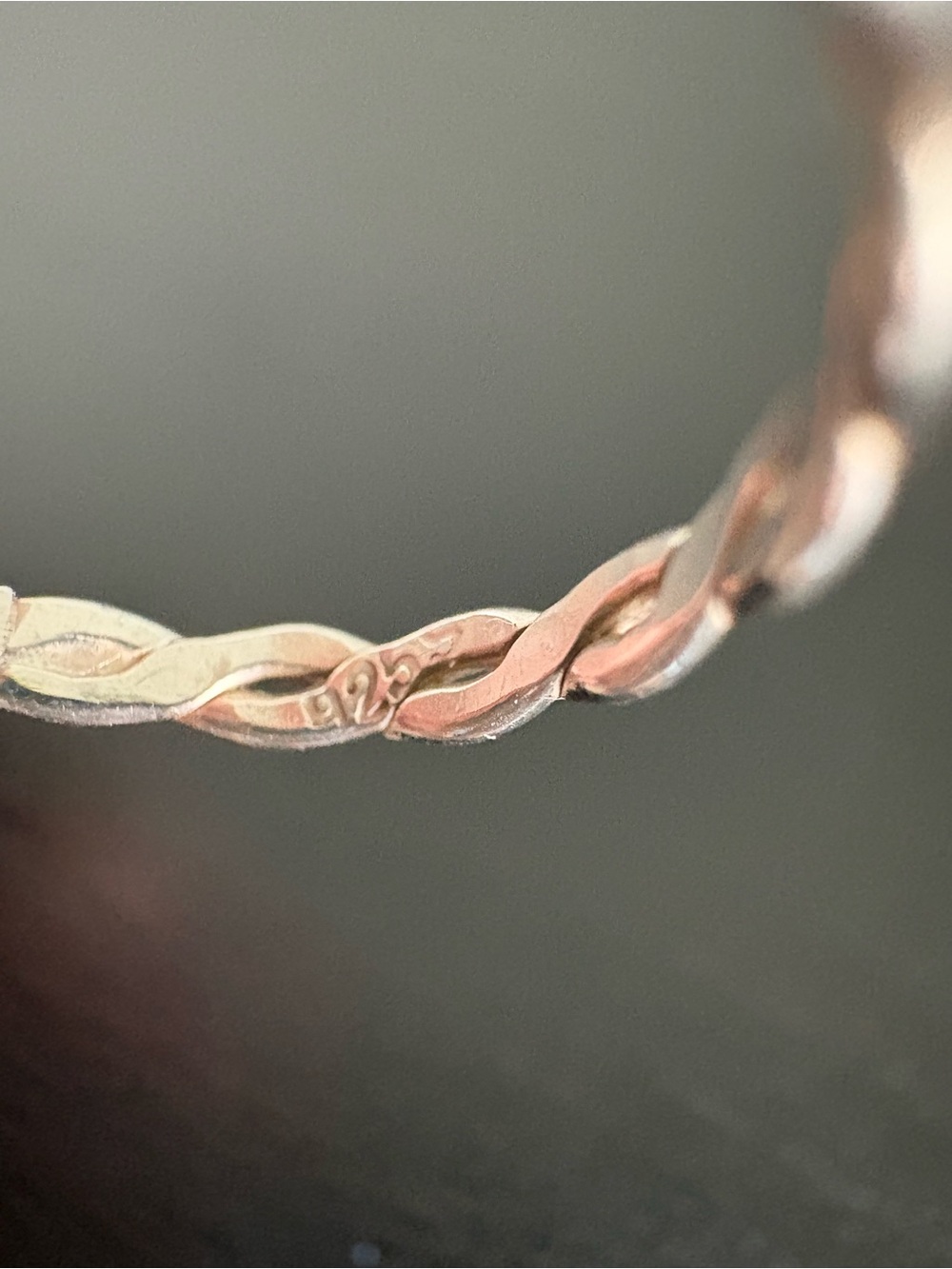 Woven Thin 925 Silver Band Ring - Picture 5 of 5